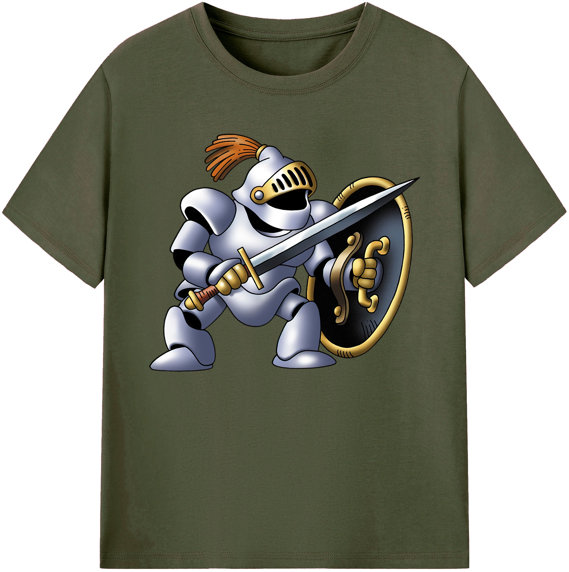 （画像用） ドラゴンクエスト Doragon Kuesuto Dragon Quest 綿100％ メンズ半袖Tシャツ｜肌触りやわらか＆通気性